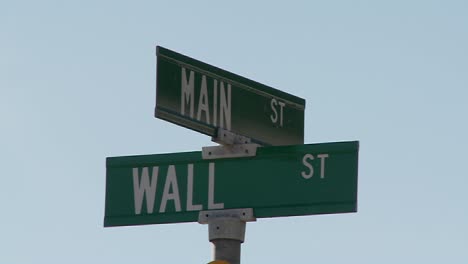 A-street-sign-indicates-the-intersection-of-Main-and-Wall-Streets-4