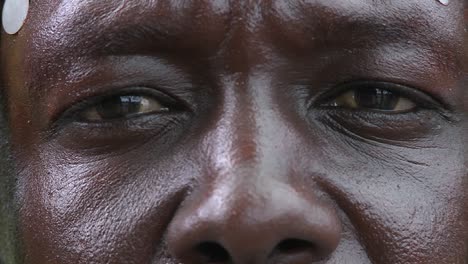 Extreme-close-up-of-the-eyes-and-nose-of-an-African-man