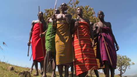 Masai-warriors-perform-a-ritual-dance-in-Kenya-Africa-1