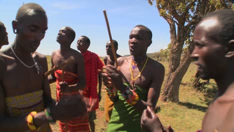 Masai-warriors-perform-a-ritual-dance-in-Kenya-Africa-12