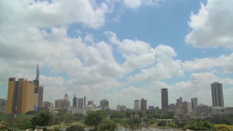 Beautiful-time-lapse-shot-of-clouds-moving-over-the-city-of-Nairobi-Kenya