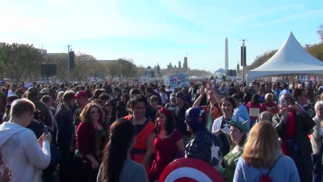 The-huge-crowds-at-the-on-Stewart-Stephen-Colbert-rally-in-Washington-DC
