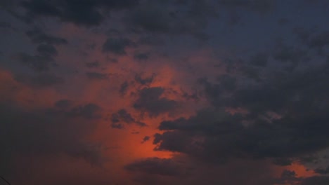 The-final-light-of-sunset-glows-in-a-time-lapse-sky