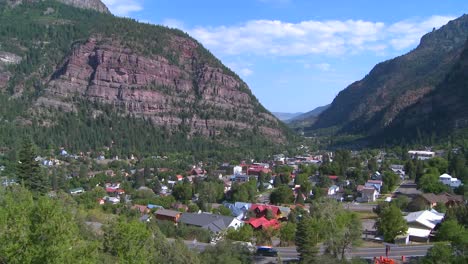 A-downtown-establishing-shot-of-Ouray-Colorado-with-steam-train-passing-1