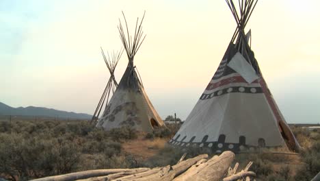 Indian-teepees-stand-in-a-native-american-encampment-1