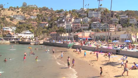 Klassische-Südkalifornische-Touristenortszene-Auf-Der-Insel-Avalon-Catalina