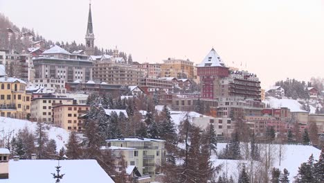 Establishing-shot-of-the-town-of-St-Moritz-Switzerland-in-winter-1