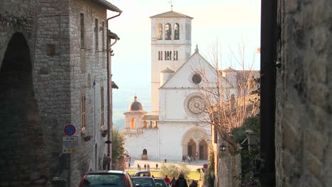 The-main-church-in-the-town-of-Assisi-Italy