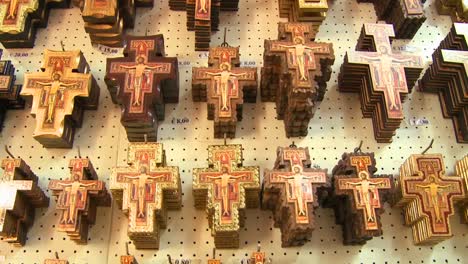 Hundreds-of-souvenir-crosses-hang-in-a-gift-shop-at-a-Christian-holy-site