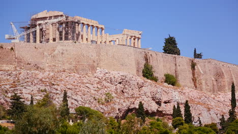 The-Acropolis-and-Parthenon-on-the-hilltop-in-Athens-Greece-1