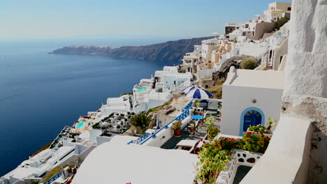 Colorful-houses-line-the-hillsides-of-the-Greek-Island-of-Santorini-4