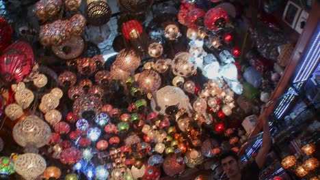 Multicolored-lamps-and-lights-in-a-store-in-Istanbul-Turkey