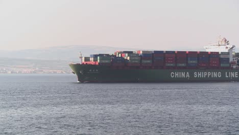 A-Chinese-cargo-ship-leaves-China-loaded-with-containers