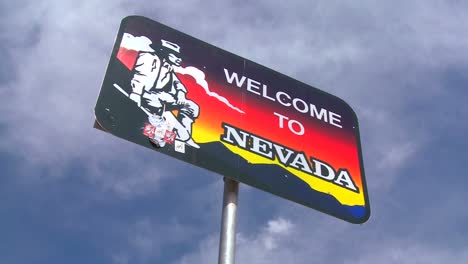 A-sign-welcomes-visitors-to-Nevada