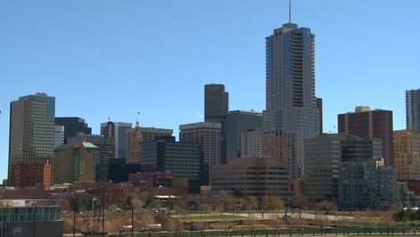 The-skyline-of-Denver-Colorado-skyline-ion-a-sunny-day-1