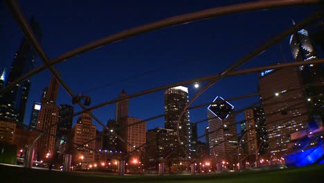 Downtown-Chicago-skyline-at-night-from-Millennium-park-3
