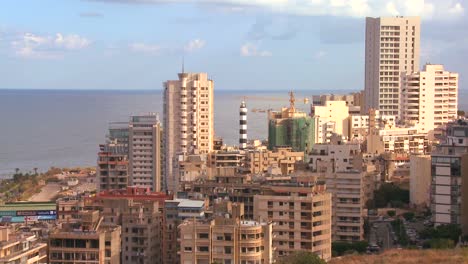 El-Horizonte-De-Beirut,-Líbano