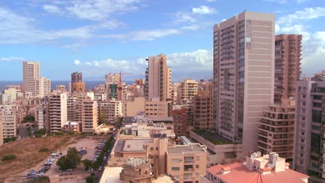 Zoom-out-from-the-skyline-over-Beirut-Lebanon