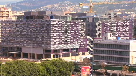 Un-Complejo-De-Edificios-De-Oficinas-En-Beirut,-Líbano