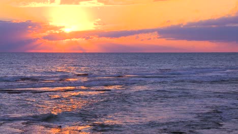 A-beautiful-orange-sunset-over-a-generic-ocean