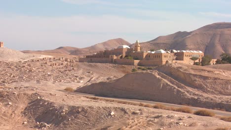 The-monastery-of-Moses-in-the-Judean-Hills-near-the-Dead-Sea-in-israel