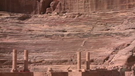 Sheep-and-goats-walk-around-the-ancient-amphitheater-in-Petra-Jordan-1
