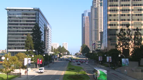 Establishing-shot-of-boulevards-and-high-rises-of-Century-City-Los-Angeles-California-1