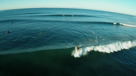An-aerial-shot-of-a-surfer-riding-the-waves-1
