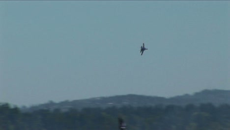 A-Blue-Angels-jet-makes-a-sharp-turn-in-the-air