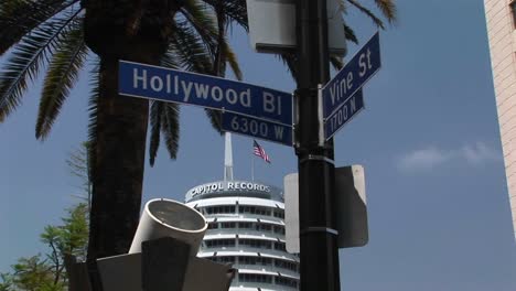 The-Capitol-Record-building-rises-near-the-intersection-of-Hollywood-and-Vine-1