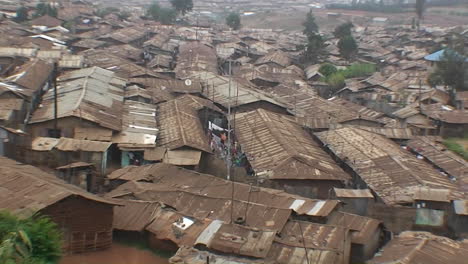 Casas-Densamente-Pobladas-En-Un-Barrio-Pobre