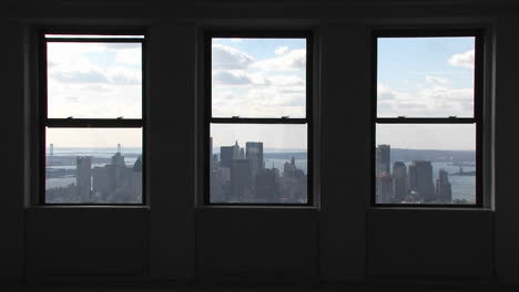 A-view-outside-of-windows-of-the-Empire-State-Building-in-New-York-City-New-York-