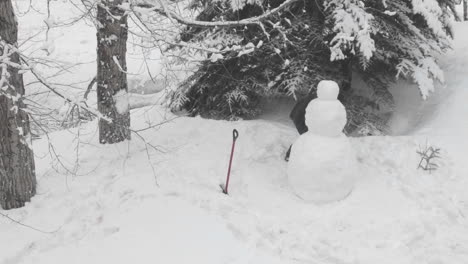 Time-lapse-of-people-building-a-snowman-in-Vail-Colorado