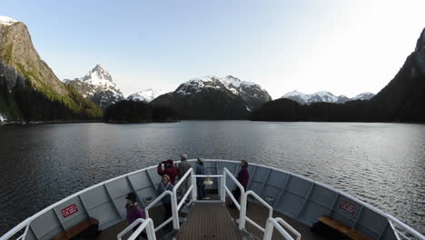 POV-of-the-bow-of-a-cruise-ship-entering-Gut-Bay-in-South-Baranof-Wilderness-on-Baranof-Island-in-Southeast-Alaska