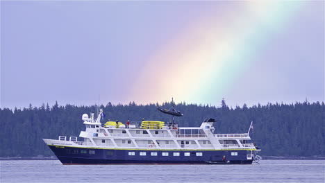 Rainbow-over-the-National-Geographic-Sea-Lion-anchored-in-Pavlof-Harbor-on-Chichagof-Island-Southeast-Alaska