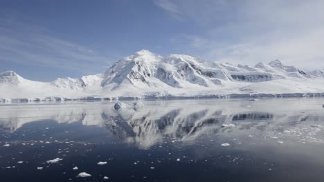 Motion-of-glaciers-and-mountains-reflecting-in-Gerlache-Strait-in-Antarctic
