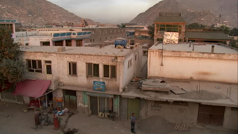 Kippen-Sie-Die-Nachbarschaft-Von-Karte-Char-In-Kabul,-Afghanistan,-Nach-Unten