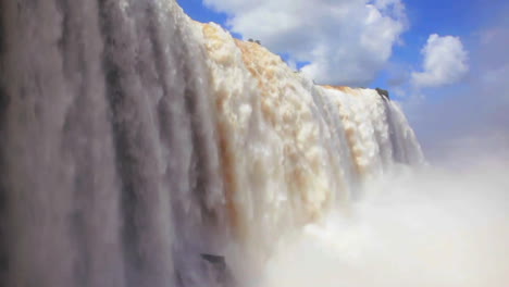The-beautiful-Iguacu-waterfall-thundering-into-a-chasm