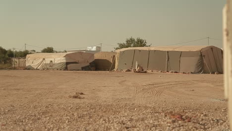 Reiseaufnahme-Enthüllt-Ein-Syrisches-Flüchtlingslager-In-Jordanien