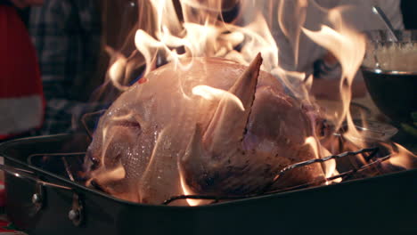 A-flaming-turkey-makes-for-a-surprising-Thanksgiving-dinner