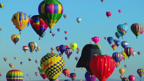 Ballons-Schweben-über-Den-Himmel-Beim-Albuquerque-Balloon-Festival-1