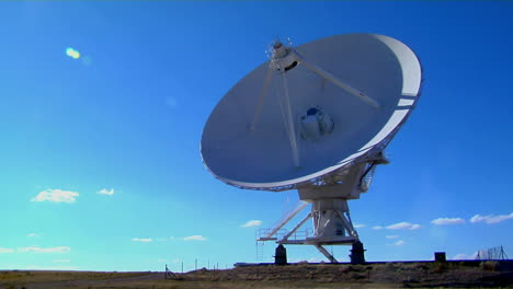 A-Time-Lapse-Of-A-Huge-Satellite-Dish-Moving