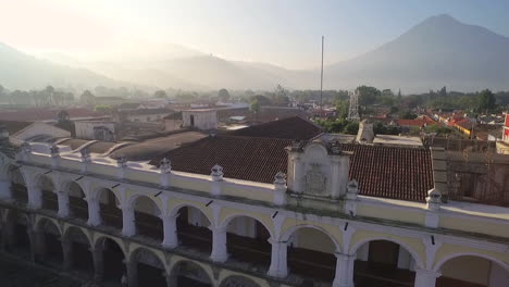 Beautiful-aerial-shot-over-the-colonial-Central-American-city-of-Antigua-Guatemala-11