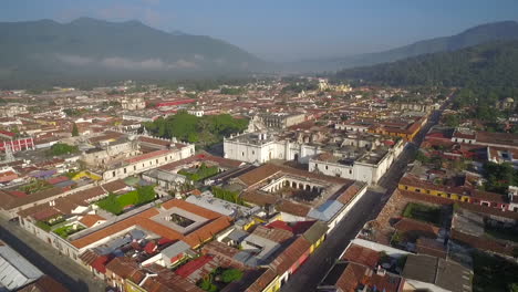 Beautiful-aerial-shot-over-the-colonial-Central-American-city-of-Antigua-Guatemala-13