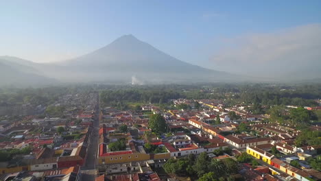 Beautiful-aerial-shot-over-the-colonial-Central-American-city-of-Antigua-Guatemala-14