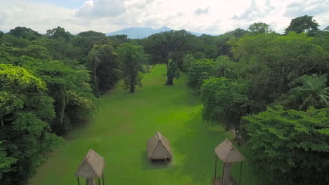 An-aerial-shot-of-the-Mayan-ruins-of-Quirigua-3