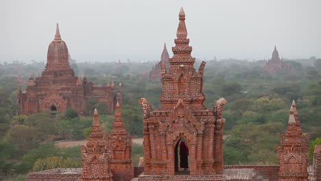Beautiful-sunset-behind-the-temples-of-Pagan-Bagan-Burma-Myanmar-2