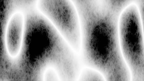 Looping-animations-of-a-white-and-black-amorphous-or-organic-design
