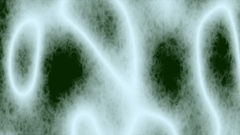 Looping-animations-of-a-white-and-green-amorphous-or-organic-design