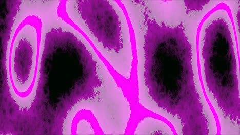 Looping-animations-of-a-pink-and-black-amorphous-or-organic-design